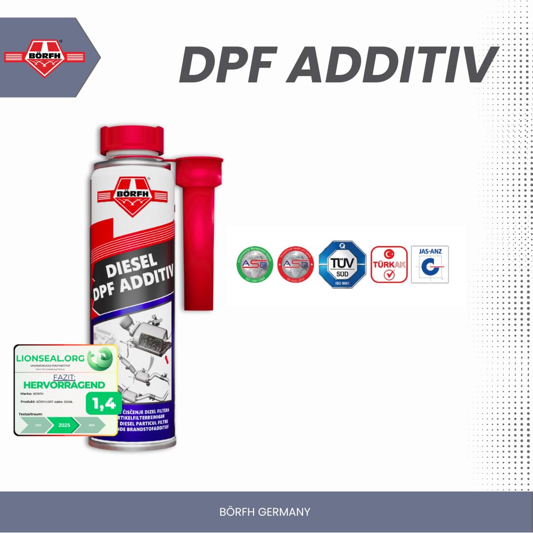 Aditivo limpiador DPF, muy eficaz para la limpieza del filtro de partículas diésel, mejora el rendimiento, prolonga la vida útil del motor, adecuado para todos los motores diésel (300 ml)