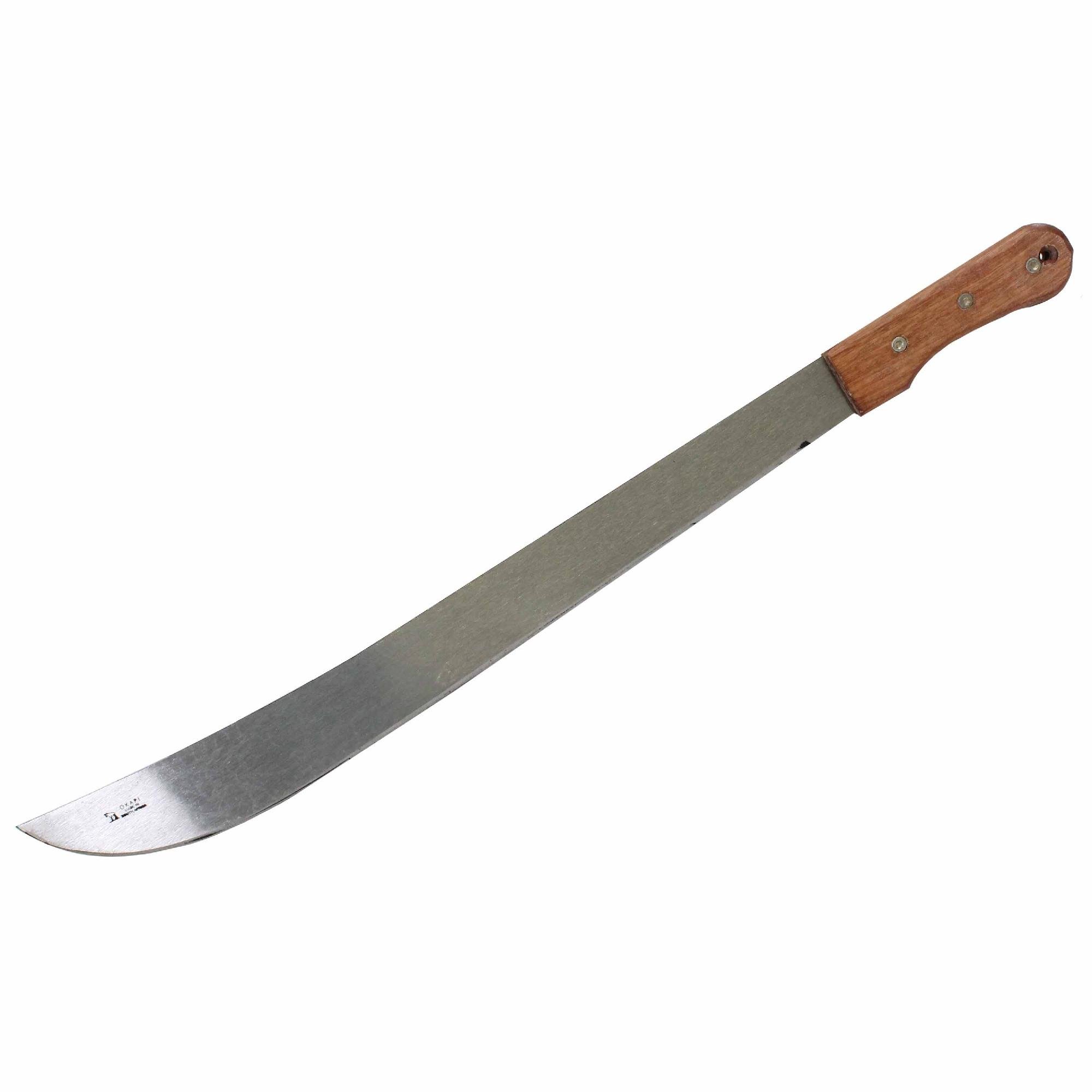 Okapi Knife and Tool KO65240 Machete Blade with Wood Handle, 22 3/4"