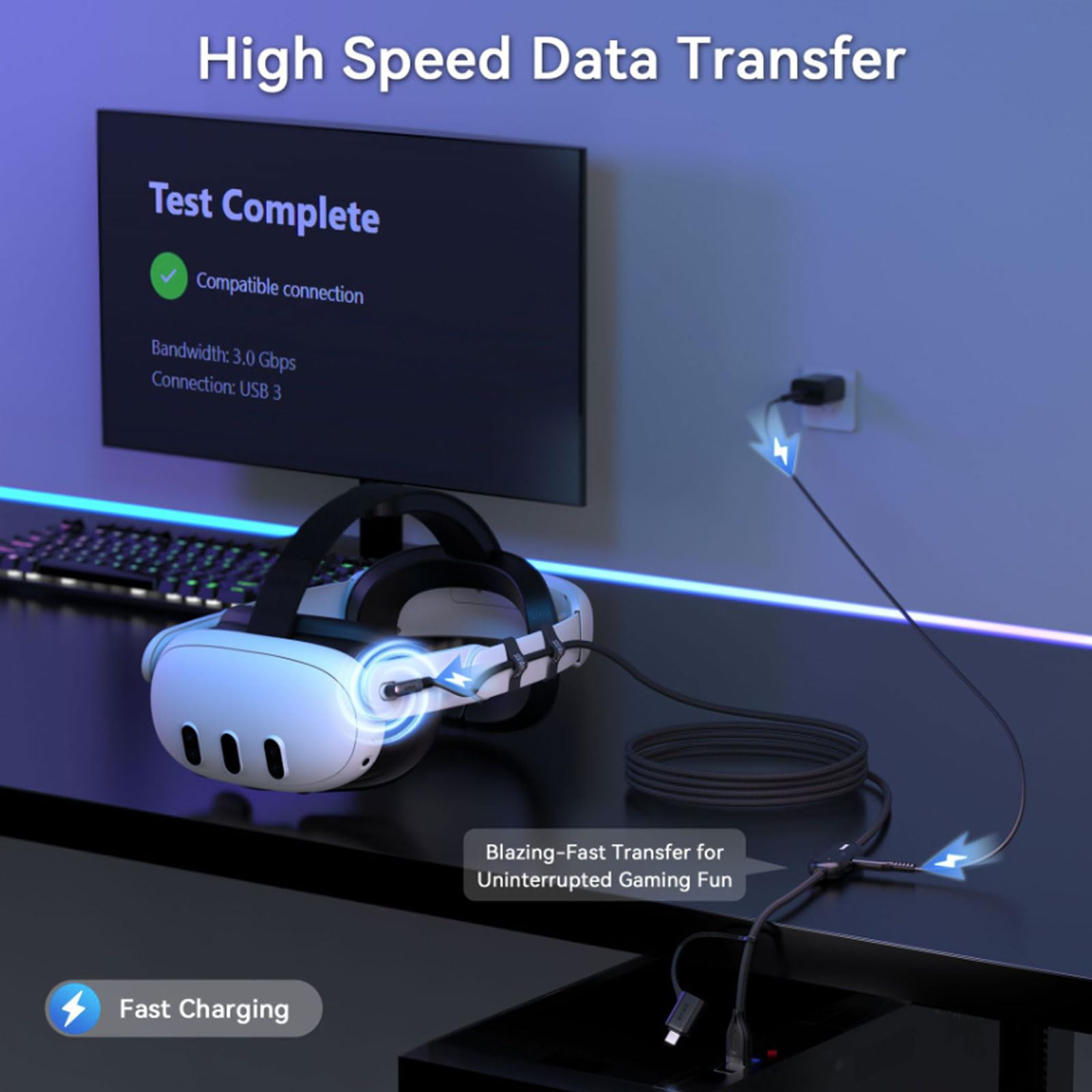 Super długi kabel do ładowania 3/3S/2, USB3.0