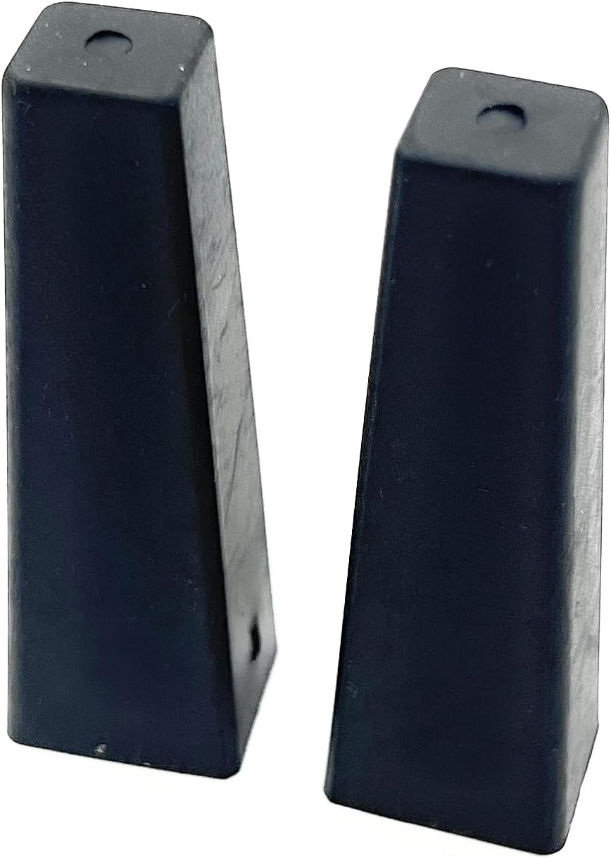 Made in the USA (Pat. Pend.) : Soft Jaw Covers for Long Nose Vise Grip Pliers- Non-Marring Protectors for 9"" Pliers, Black, WAITPU9