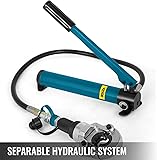VEVOR Pince à Sertir Hydraulique Forme TH/V 12-28/16-32 Kit de Pince de Sertissage Multicouche Force de Pression 6 T Sertisseuse Tête Pivotante à 360°, avec Bouteille pour Tuyaux PE PEX PB - 2