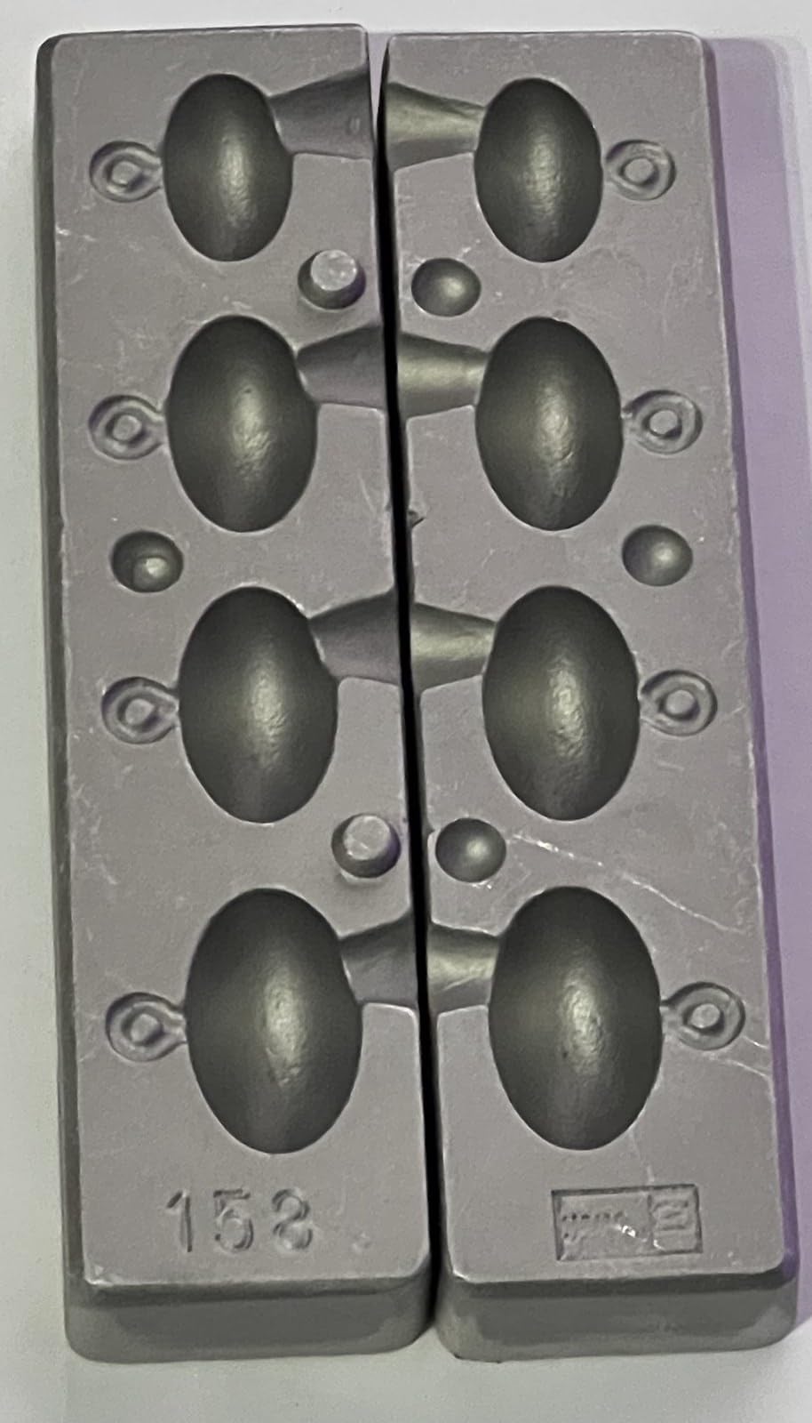 Moule de pêche rond pour pêche à la carpe 25-35-40-50g
