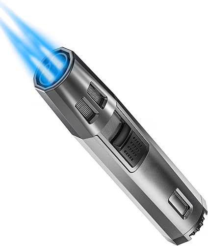 Torch Lighter Butane Lighter Refillable Jet Flame Torch Lighters Windproof