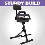 Liquid Stands Tabouret de guitare réglable - Trone de tambour musical standard avec dossier - Siège Guitare Siège drum, Chaise Musicienne, Chaise pour Adultes, Enfants, Drummer et Guitariste