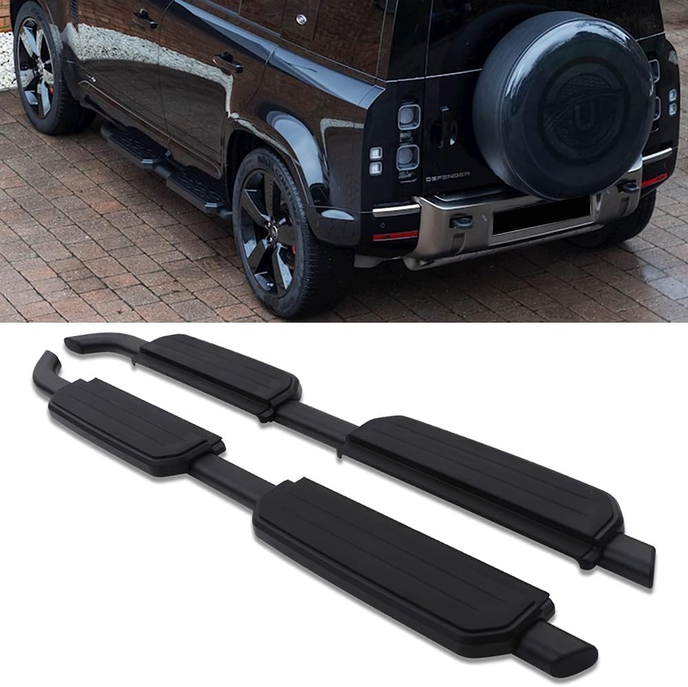 Estribos laterales Defender 110 de Land Rover 2020 en adelante con faldones antiarañazos