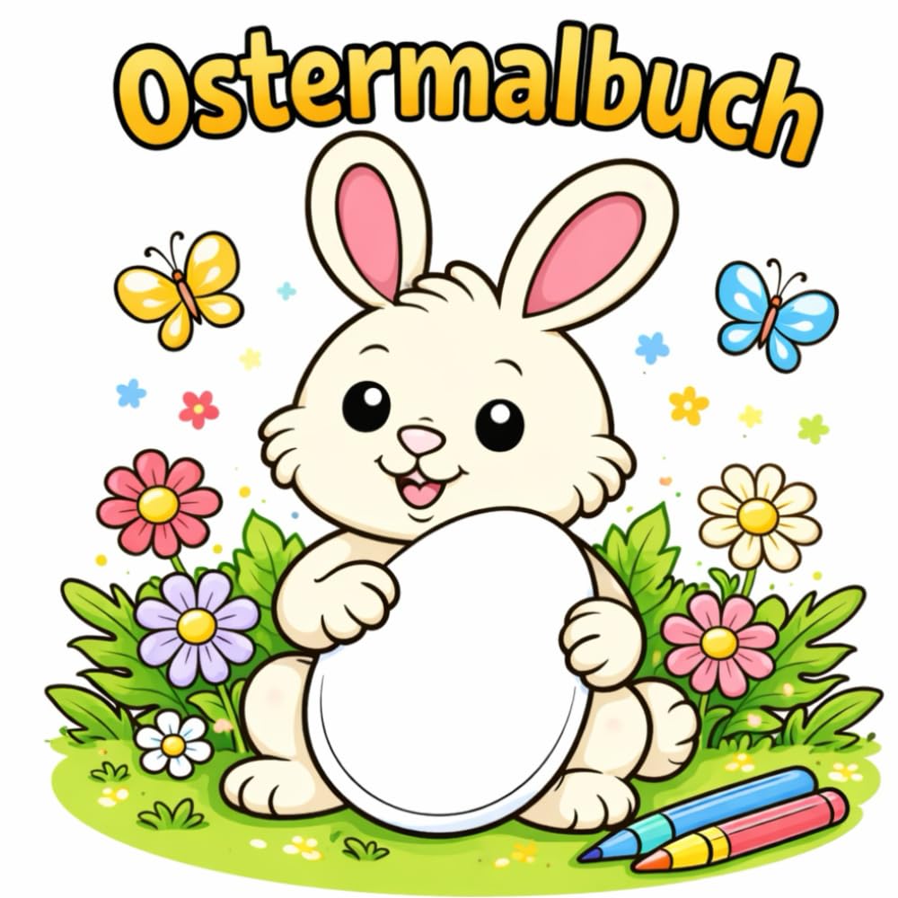Ostermalbuch: Für Kinder ab vier Jahren