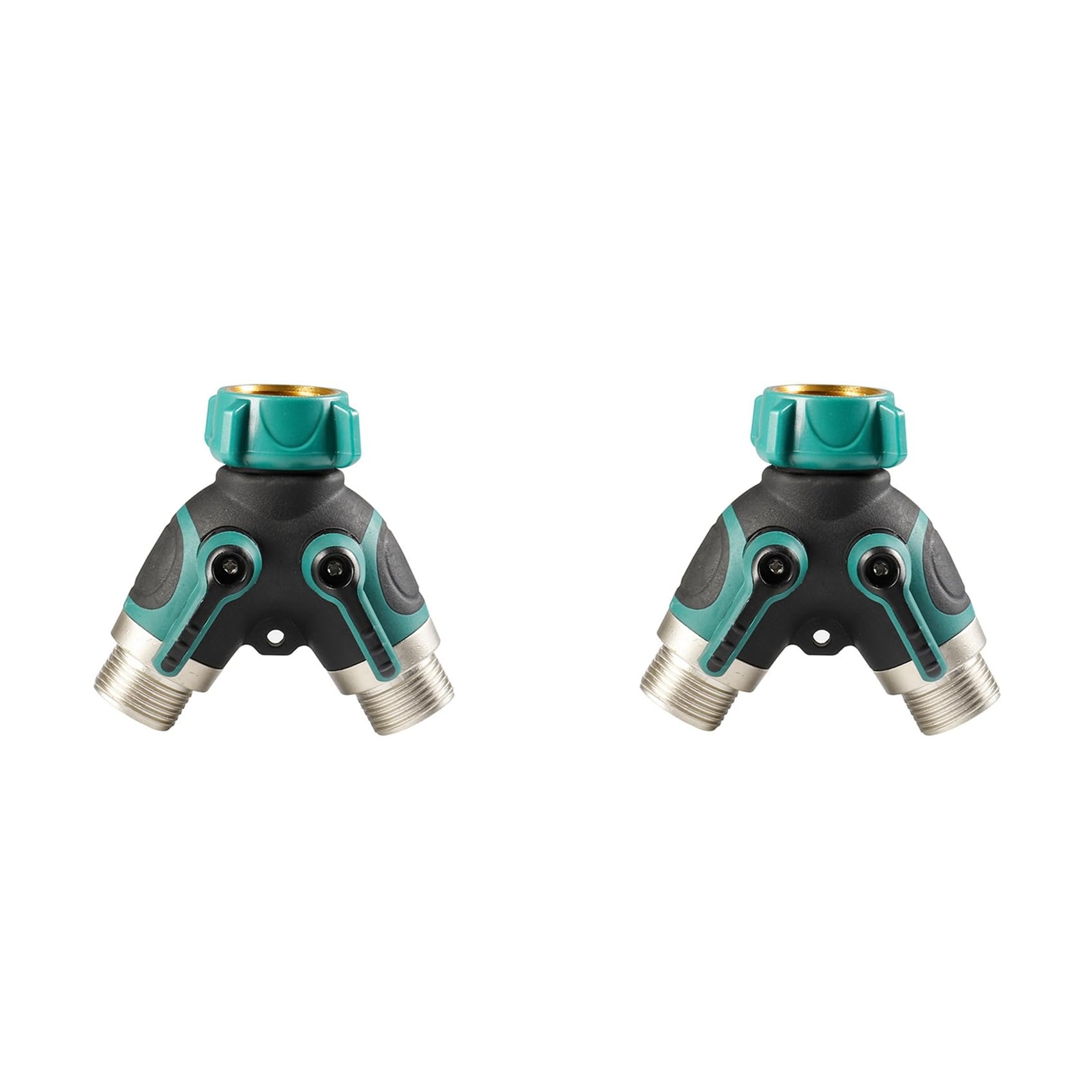 Jnchdghwa Boys As Shown 2X Hose Splitter 2 Way 3/4 Inch Faucet Y Connector With Shut Off Valve,Garden Hose Splitter A