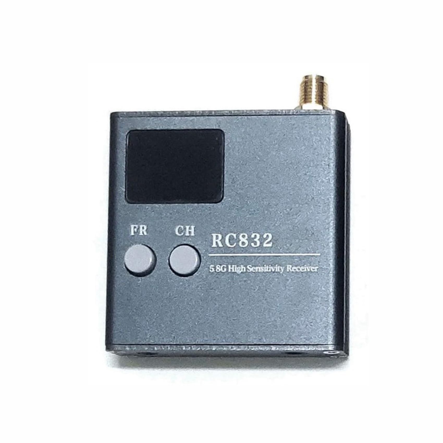 4X RC832Mini 5.8G 56Ch Ricevitore Wireless Ad Alta Sensibilità con A/V e Alimentazione per Velivolo Multicoptero FPV