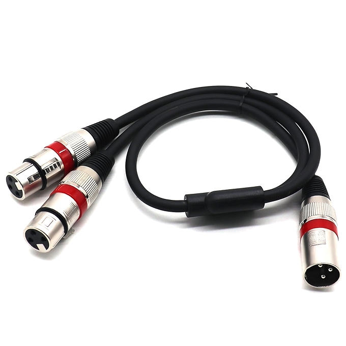 SiYear XLR Y型分线器音频适配器