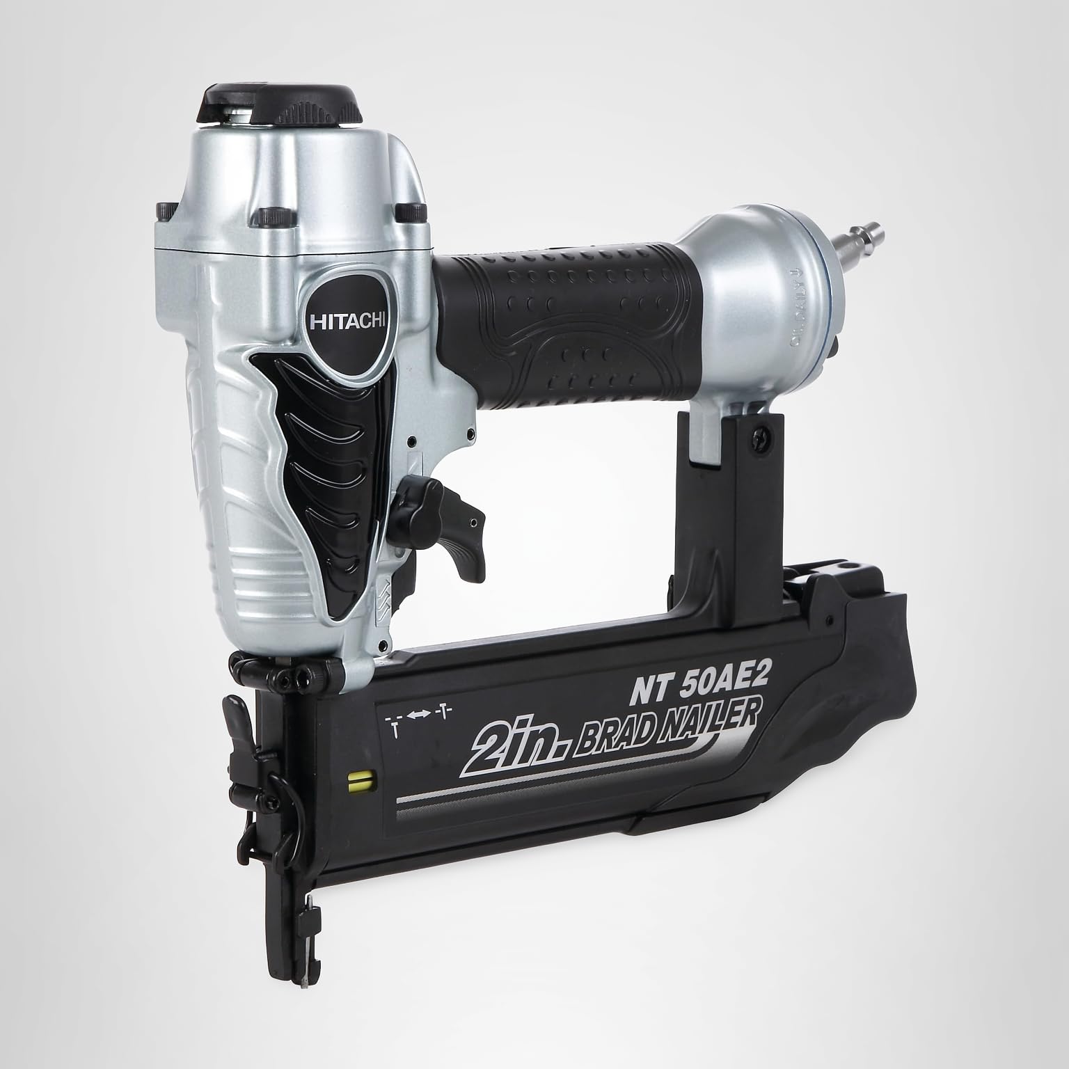 HITACHI 日立 50mm 常圧 フィニッシュネイラ NT50AE2 シルバー Hitachi NT50AE2 18-Gauge 5/8-Inch to 2-Inch Brad Nailer