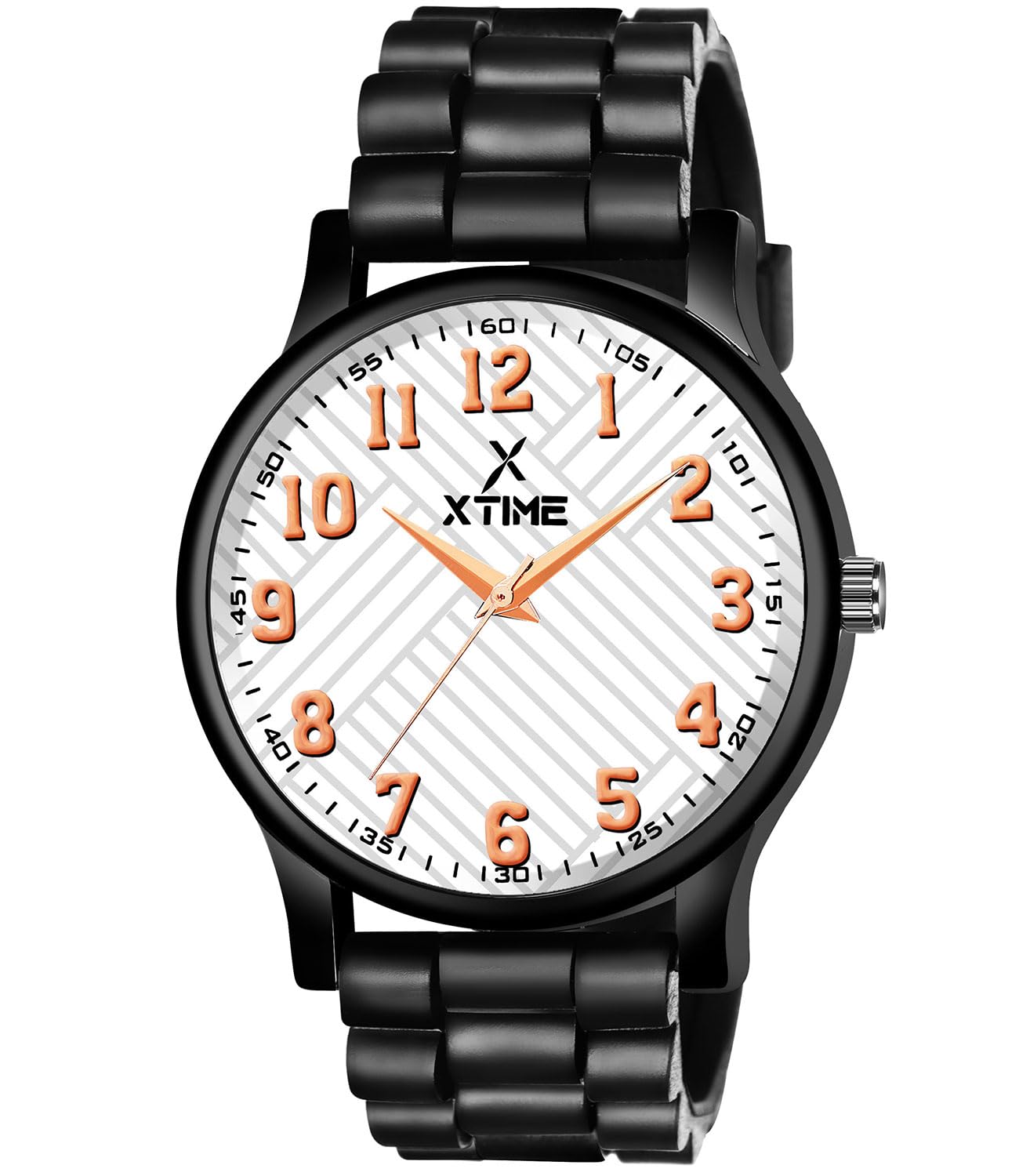 XTIME Analogue Watch White Copper AD Dial & Black Resin Strap for Mens & Boys (B0CRDZ4LH6) Amazon Price History, Amazon Price Tracker