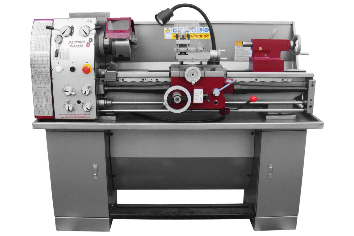 PAULIMOT Drehmaschine PM4000 mit 400 Volt Motor / 1,5 kW