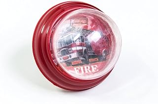 Buzina Fon-Fon Divertida Bicicleta Infantil Bombeiro Red