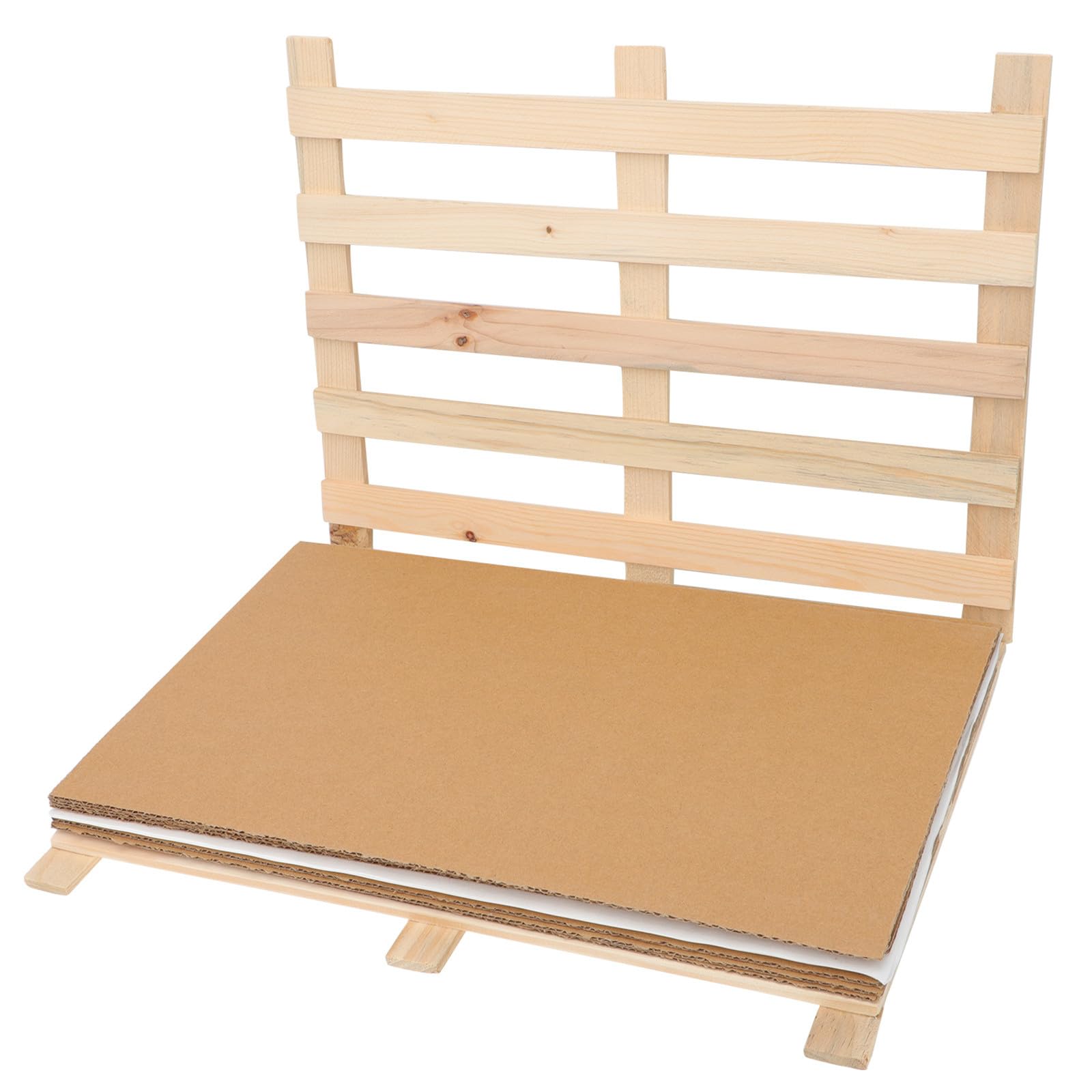 ZUNOXAZ Support D'herbier en Lamelles de Bois avec Clip pour Spécimens de Plantes, Matériel Synthétique Pratique et Facile à Ranger, pour Garçon et Filles et Enseignants