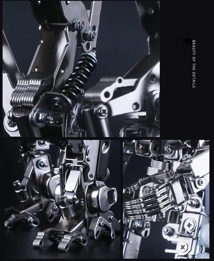 Miniatura 7 de Kits de modelo de metal 3D para adultos, rompecabezas de metal 3D, modelo de soporte mecánico para teléfono con kit de herramientas, rompecabezas de