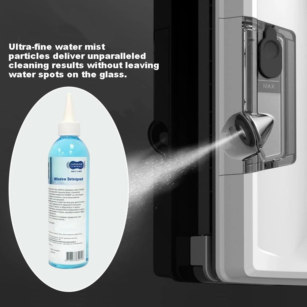 3x 220ml Detergente for finestre robot for pulizia finestre compatibile con HOBOT S7 Pro/S6 Pro/2S/298/388