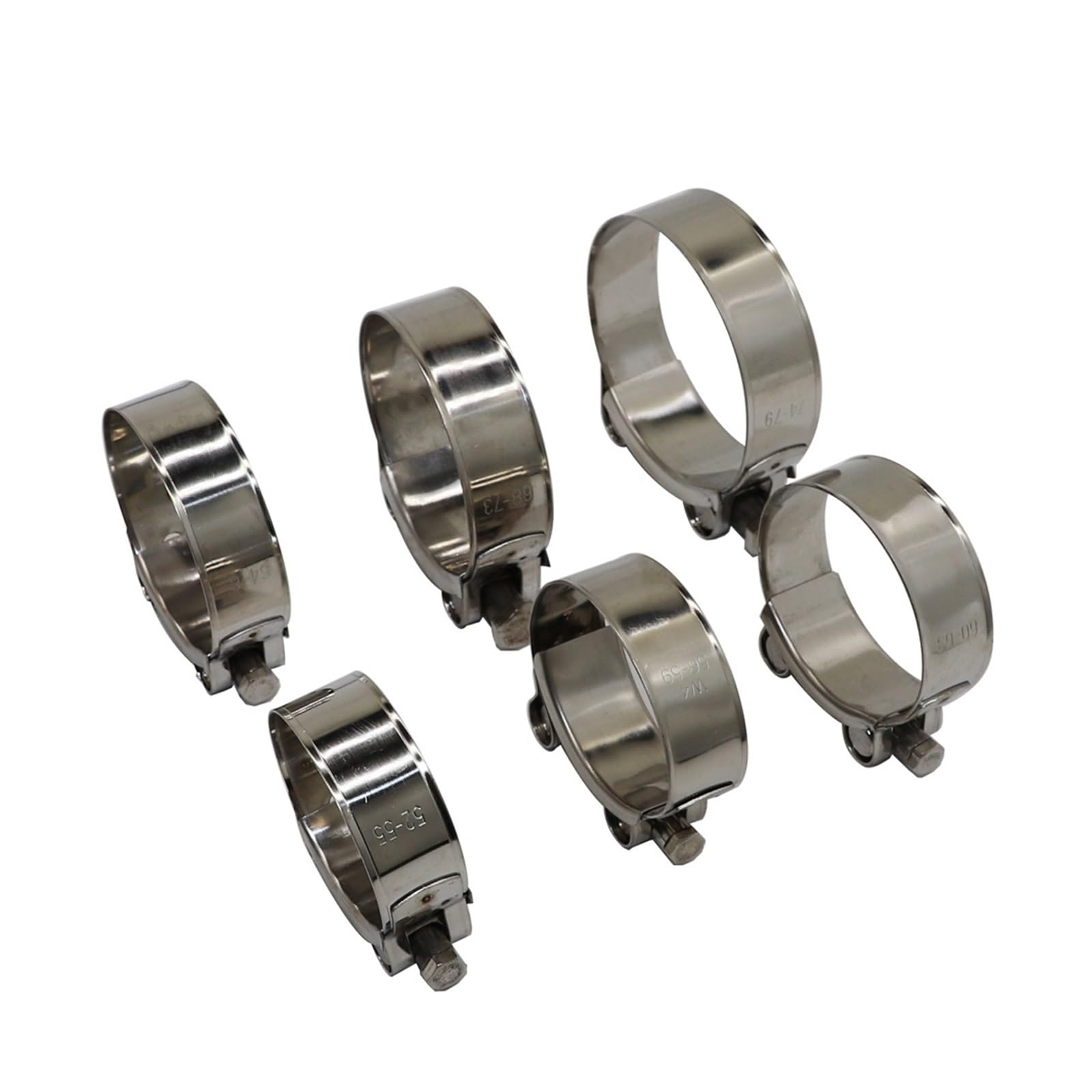 Abrazadera De Sujeción Universal Alta Resistencia, Estilo Perno En T, Accesorios Hardware Clip Tubo Escape Acero Inoxidable 304, 5 Uds