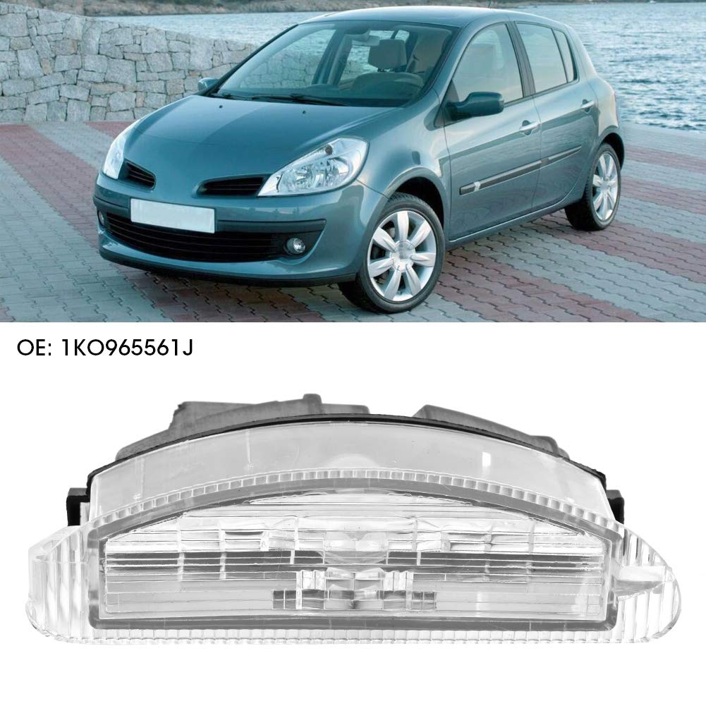 Lampe Plaque D’Immatriculation 7700410754 – Lumière ABS Étanche Pour Renault Clio II 1998-2005, Éclairage Puissant Et Durable