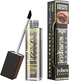 Indiana Beauty Henna Pronta para Sobrancelhas, Castanho Escuro, 4g