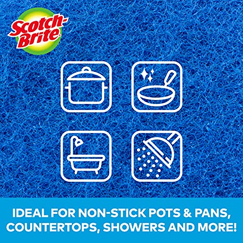 image for Scotch-Brite Non-Scratch Scour Pads, Scouring Pads for Kitchen and Dis