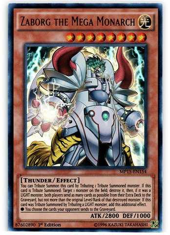 YU-GI-OH! - Zaborg The Mega Monarch (MP15-EN154) - Mega Pack 2015 - 1st Edition