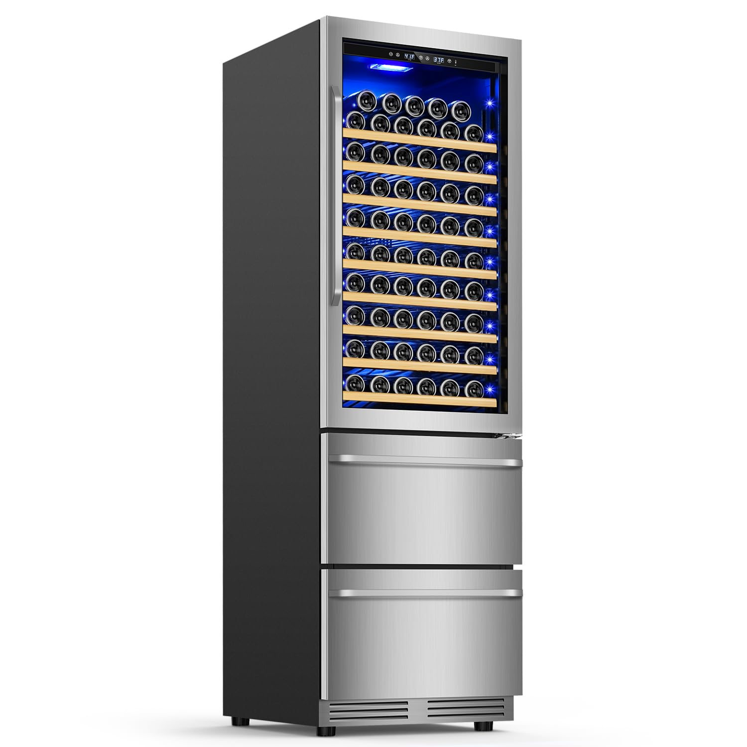 Velivi 24 Inch Wide Wine and Beverage Refrigerator