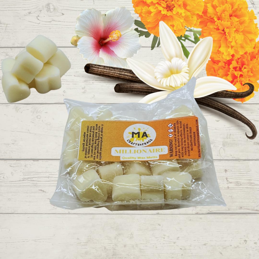 20 x Highly Scented Wax Melts Mini Hearts Handmade, Cruelty Free, Vegan Many fragrances (Million Inspired)