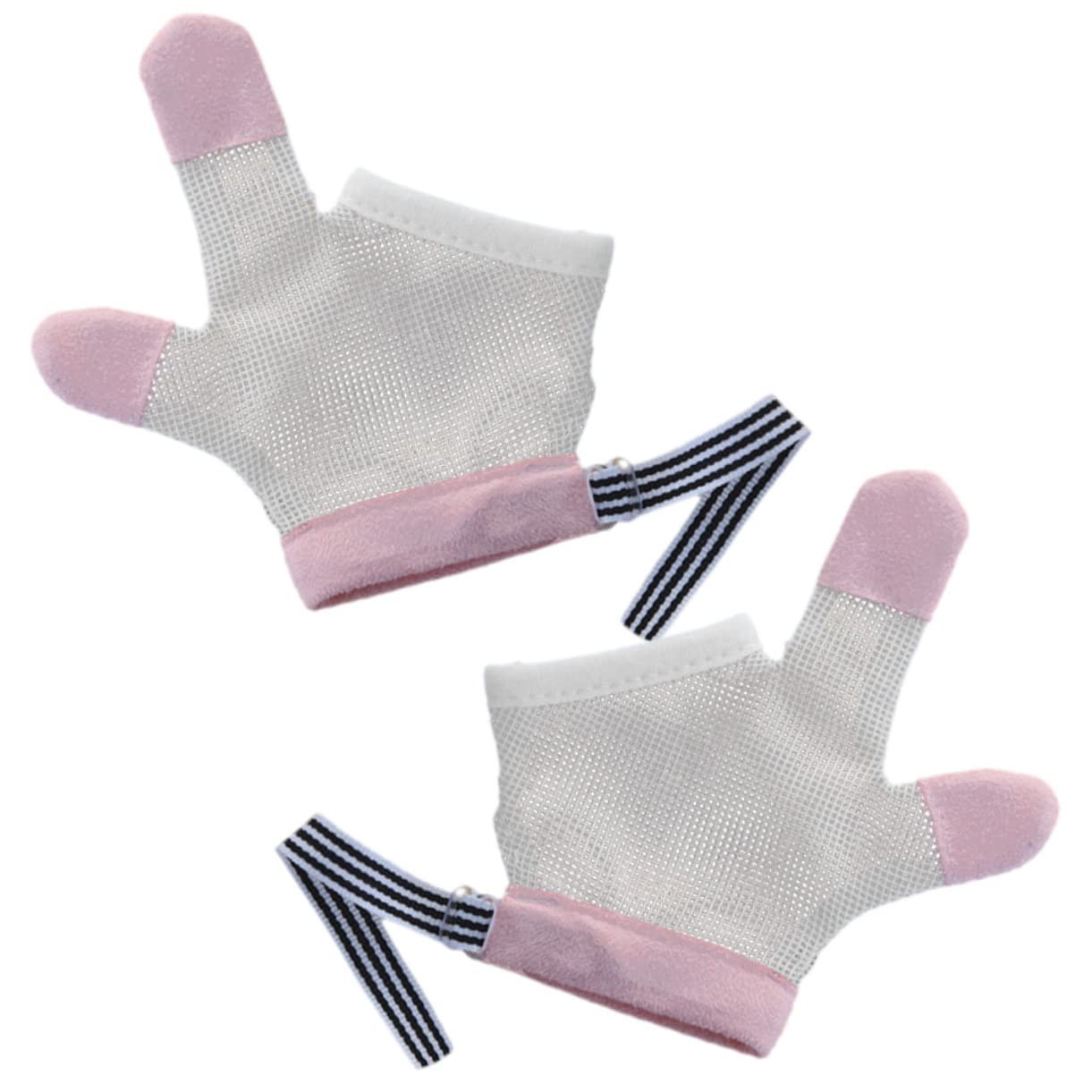 Toyvian Thumb Sucking Stopper Finger Sucking Guard Boys and Girls Gloves Mesh Design Easy Cleaning