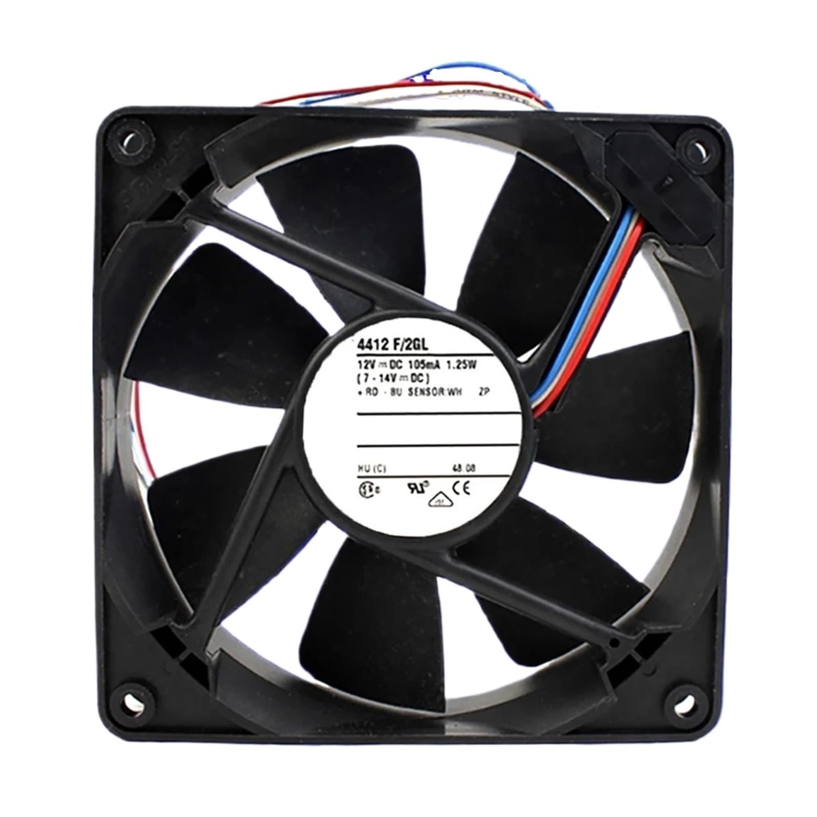 IVEKYKIBC 4412F/2GL DC12V 105mA 1.25W Cooling Fan