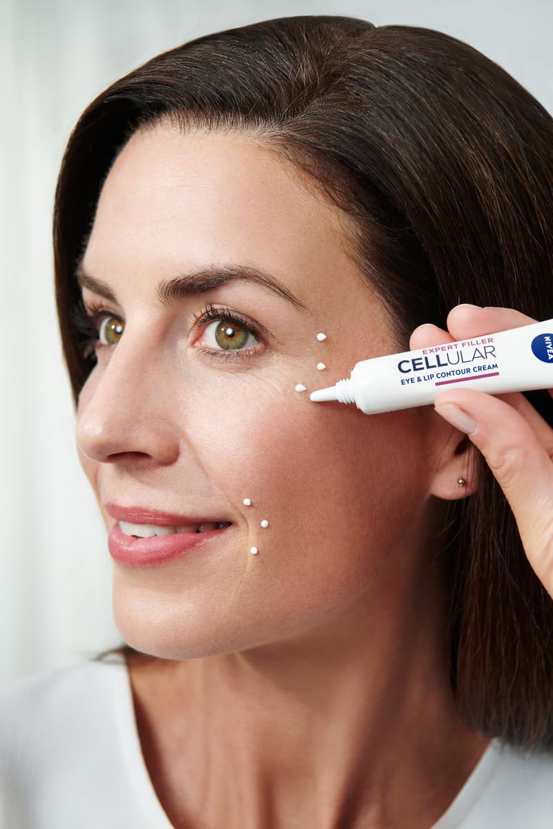 NIVEA CELLULAR Expert Filler Konturujący Krem pod oczy przeciwzmarszczkowy z kwasem hialuronowym, 15ml