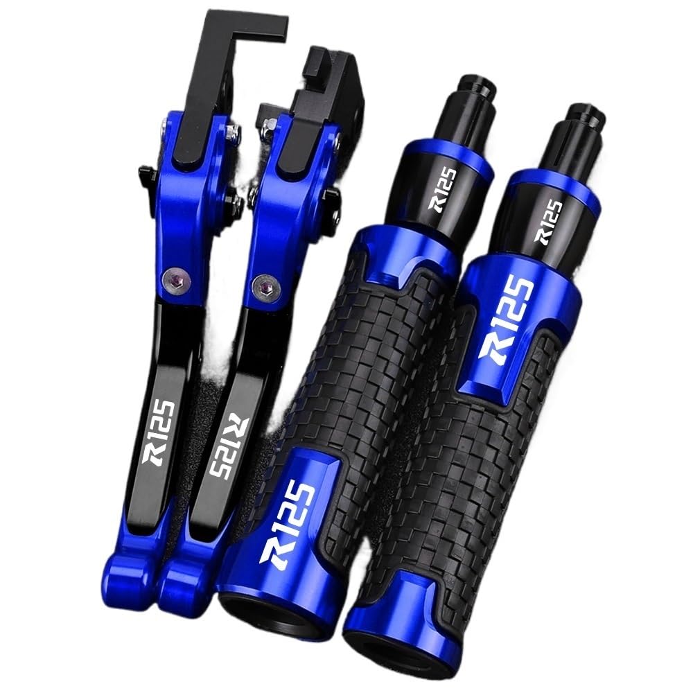 Embrague freno ajustable y plegable para YZF R125 manetas con puños antideslizantes