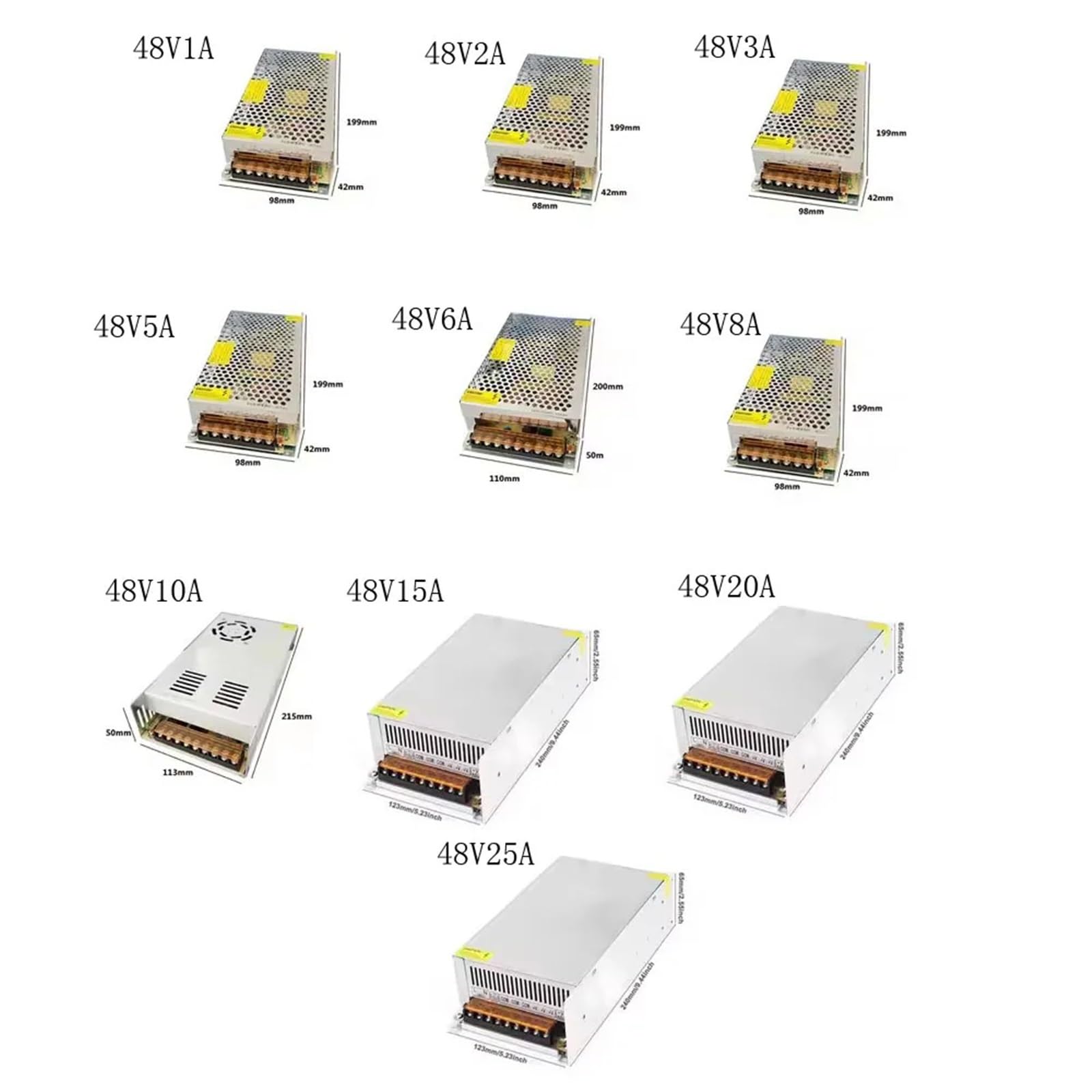 Adaptador de fuente de alimentación for tiras LED CA-CC 5-24 V a 5 V, 12 V, 24 V, 36 V, 1 A, 2 A, 3 A, 5 A, 10 A. Transformador de fuente de alimentación conmutada.(110 V,5V,2A)