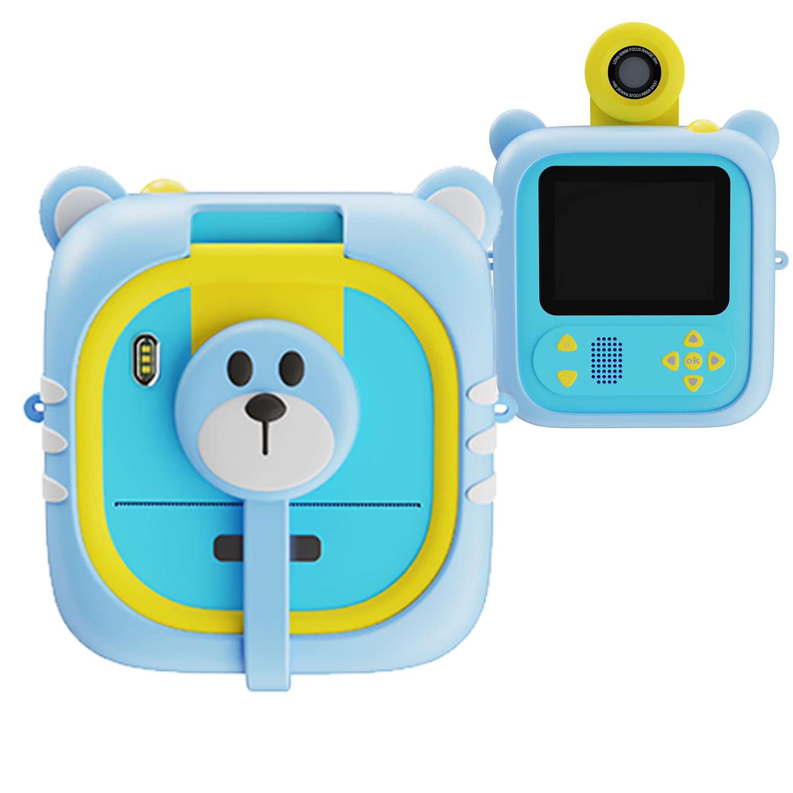 Appareil Photo Instantané Enfant, ZUEOKAI 2,4 Écran, 180° Objectif et 3 Papier Photo Imprimé, 32 GB Carte, Appareil Photo Numérique Enfant pour Silicone Étui, Cadeau Enfants Fille Garcon 3-12 Ans Appareil Photo Instantané Enfant, ZUEOKAI 2,4 Écran, 180° Objectif et 3 Papier Photo Imprimé, 32 GB Carte, Appareil Photo Numérique Enfant pour Silicone Étui, Cadeau Enfants Fille Garcon 3-12 Ans