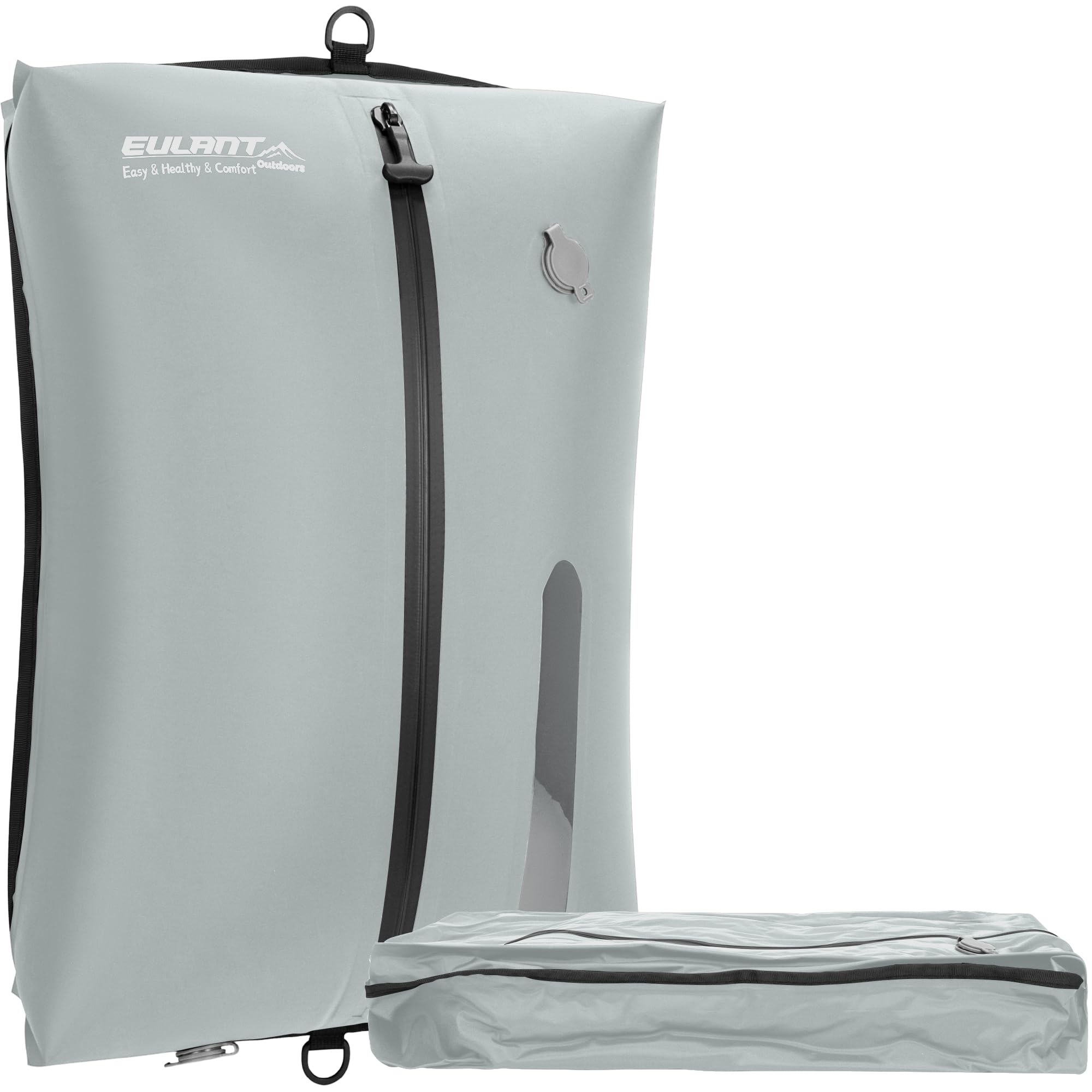 EULANT Vacuum Storage Bags for Travel, Reusable Vacuum Zipper Sealer Bag for Clothes, Compression Packing Cubes for Suitcases/Luggage/Backpack,With IPX8 Airtight Zipper & Waterproof & Space Saver