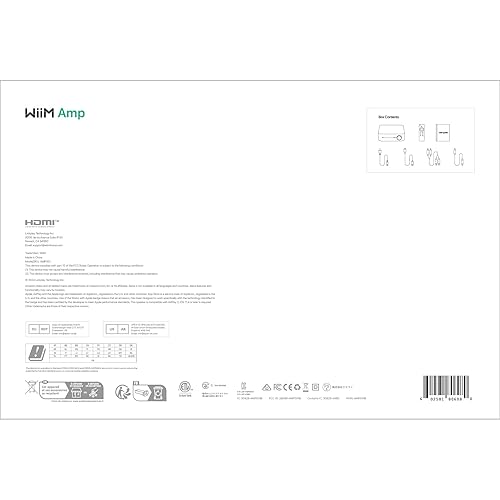Miniatura 8 de WiiM Amplificador Amplificador de transmisión multihabitación con AirPlay 2, Chromecast, HDMI y control de voz - Stream Spotify, Tienda Music, Tidal