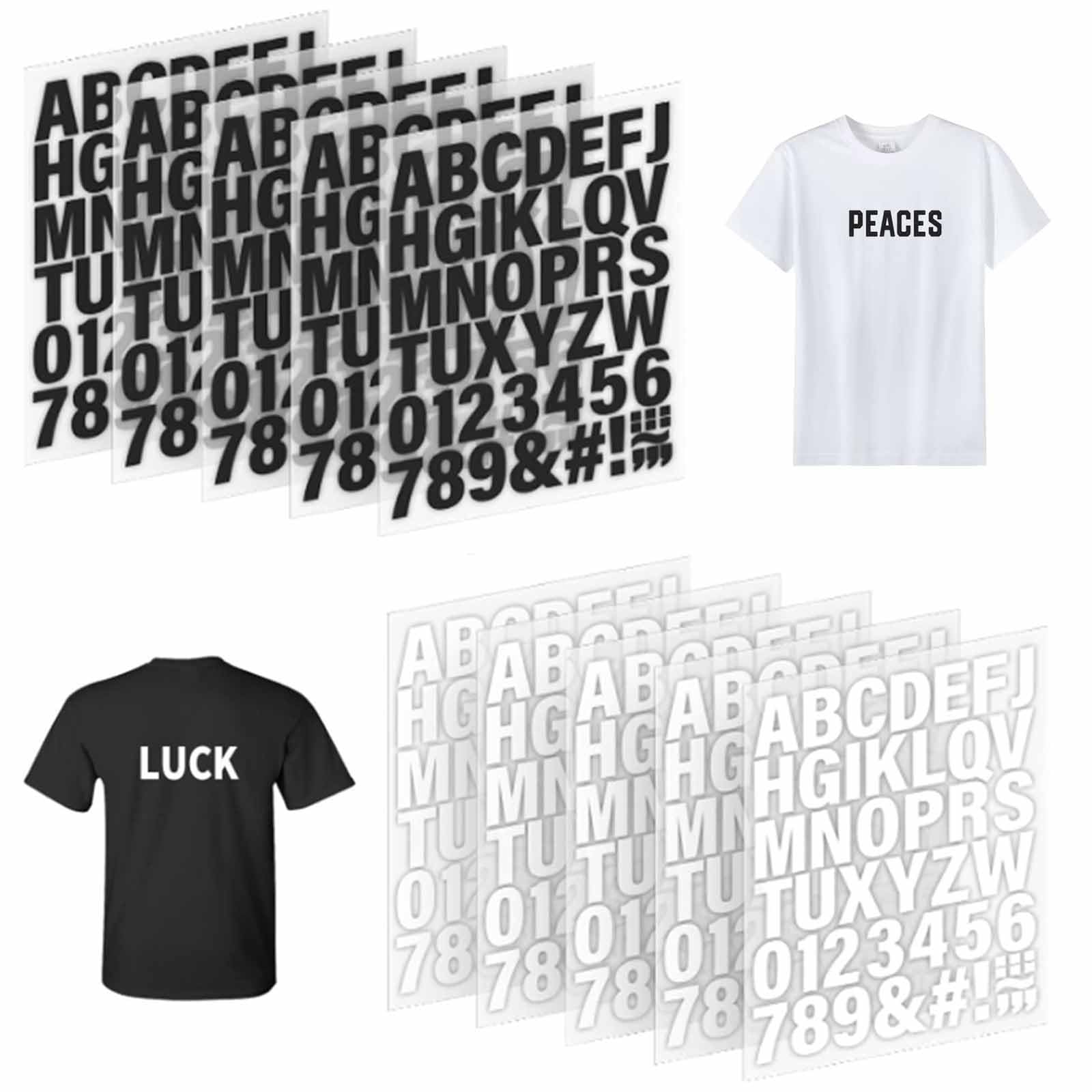 Amazon.co.jp: サムコス アイロン接着文字ステッカー アイロン転写