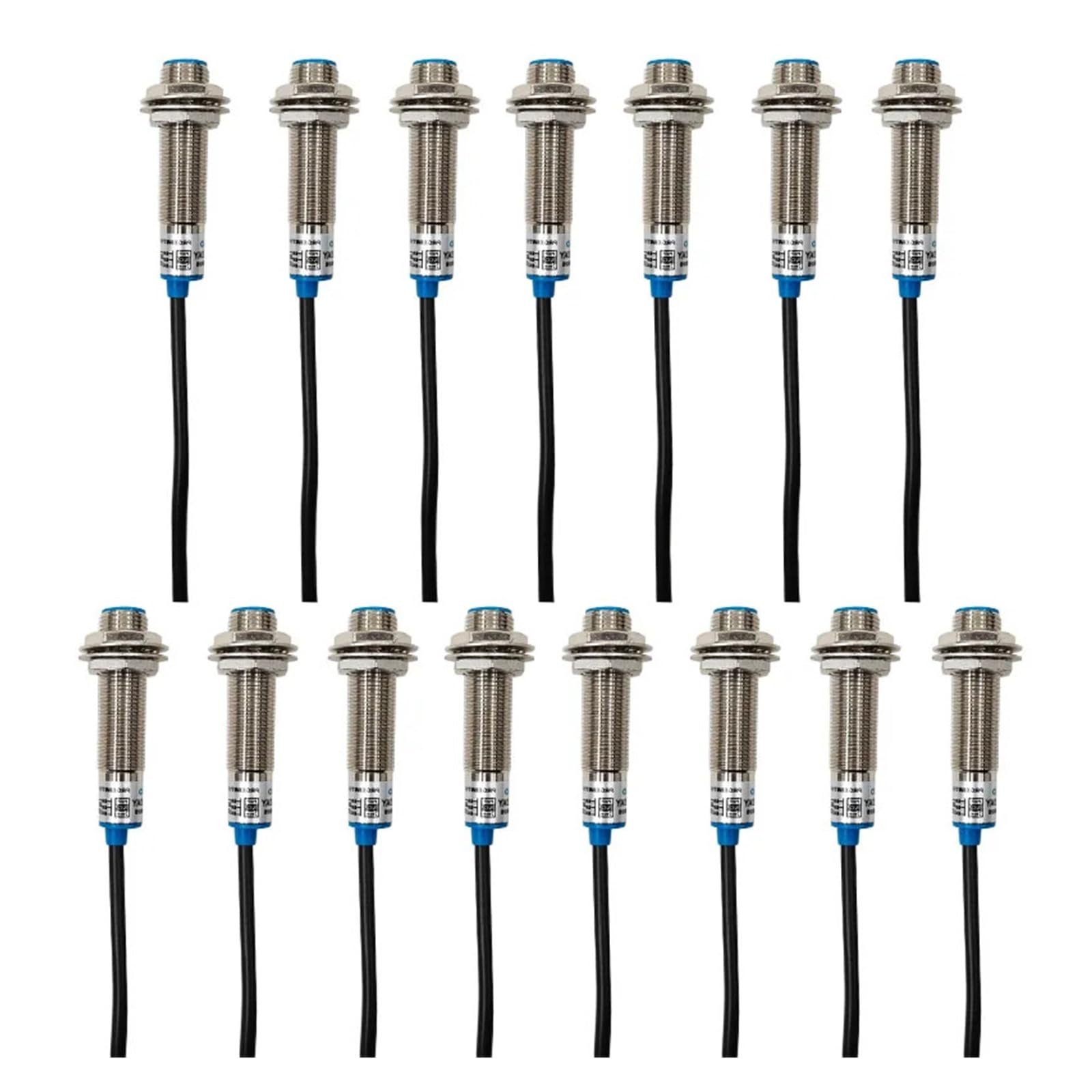 15 Capteurs M12 2mm NPN/PNP NO/NC DC6-36V Câble 1.2M