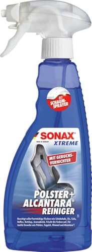 SONAX Xtreme Polster+Alcantara Reiniger (500 ml) Polsterreiniger für schonenede Reinigung Aller Textilien im Innenraum |Art-No. 02062410