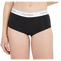 Calvin Klein Donna Pantaloncini Hipster Cotone Elasticizzato, Nero (Black)