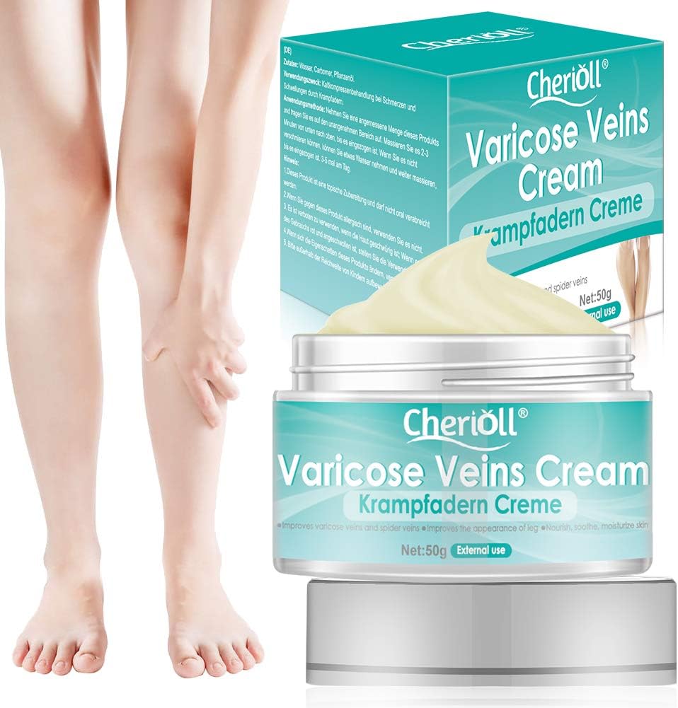 Varicose Veins Cream, Varicose Vein & Soothing Leg Cream, Natural Varicose & Spider Veins