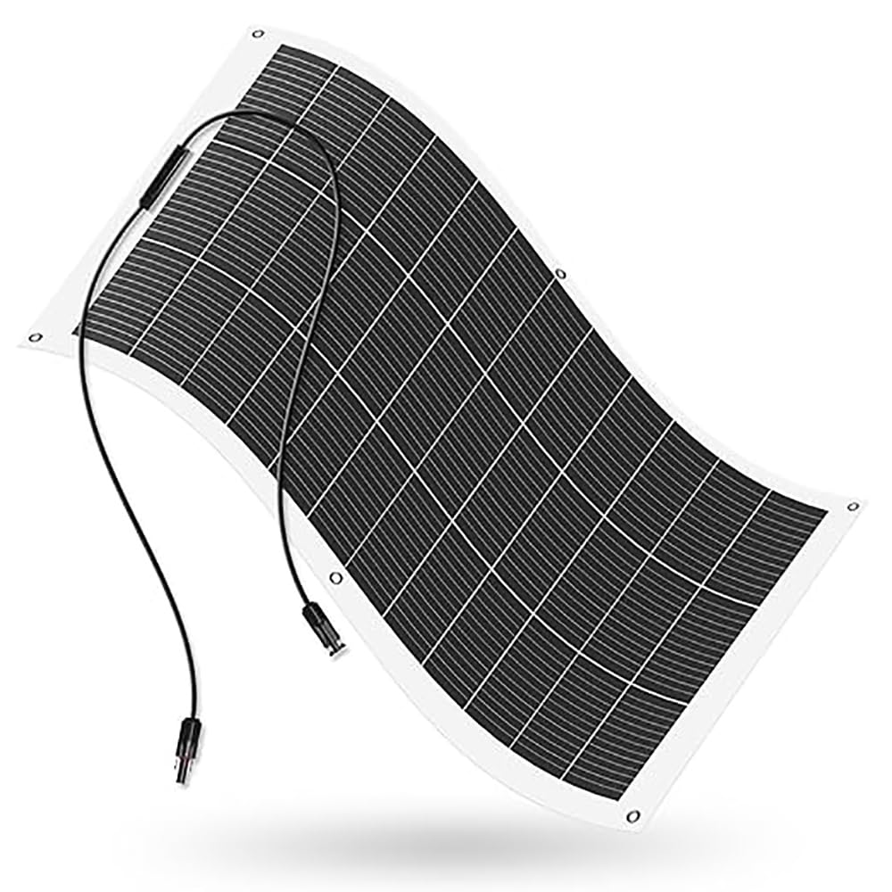 Pannello Solare Portatile Pannello Solare Di Ricambio Modulo Solare Pieghevole Array Solare Monocristallino Impermeabile Pannello Solare Flessibile Pannelli Solari Flessibili Camper,100W