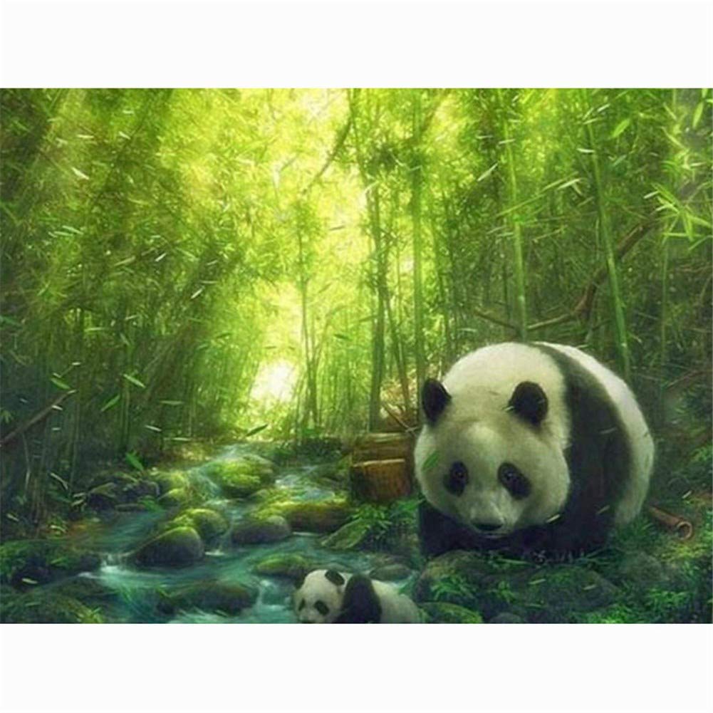 Kit Peinture Diamant Broderie 5D DIY Pandas | Point de Croix Diamant Art Craft 70x90