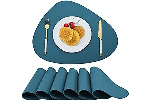 Charming Turquoise Placemats Infuse Your Dining Tables with Timeless Elegance
