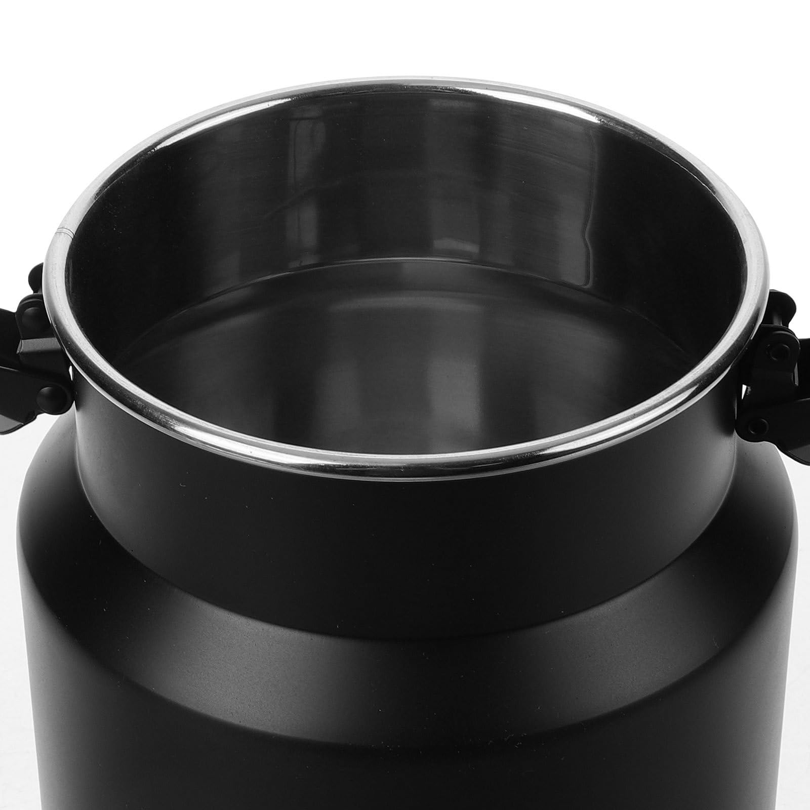DOITOOL Edelstahl Aufbewahrungsmilchdose 2,5l mit Deckel Robuster und Sicherer Milchbehälter im Rustikalen Landhausstil für Camping und Zuhause