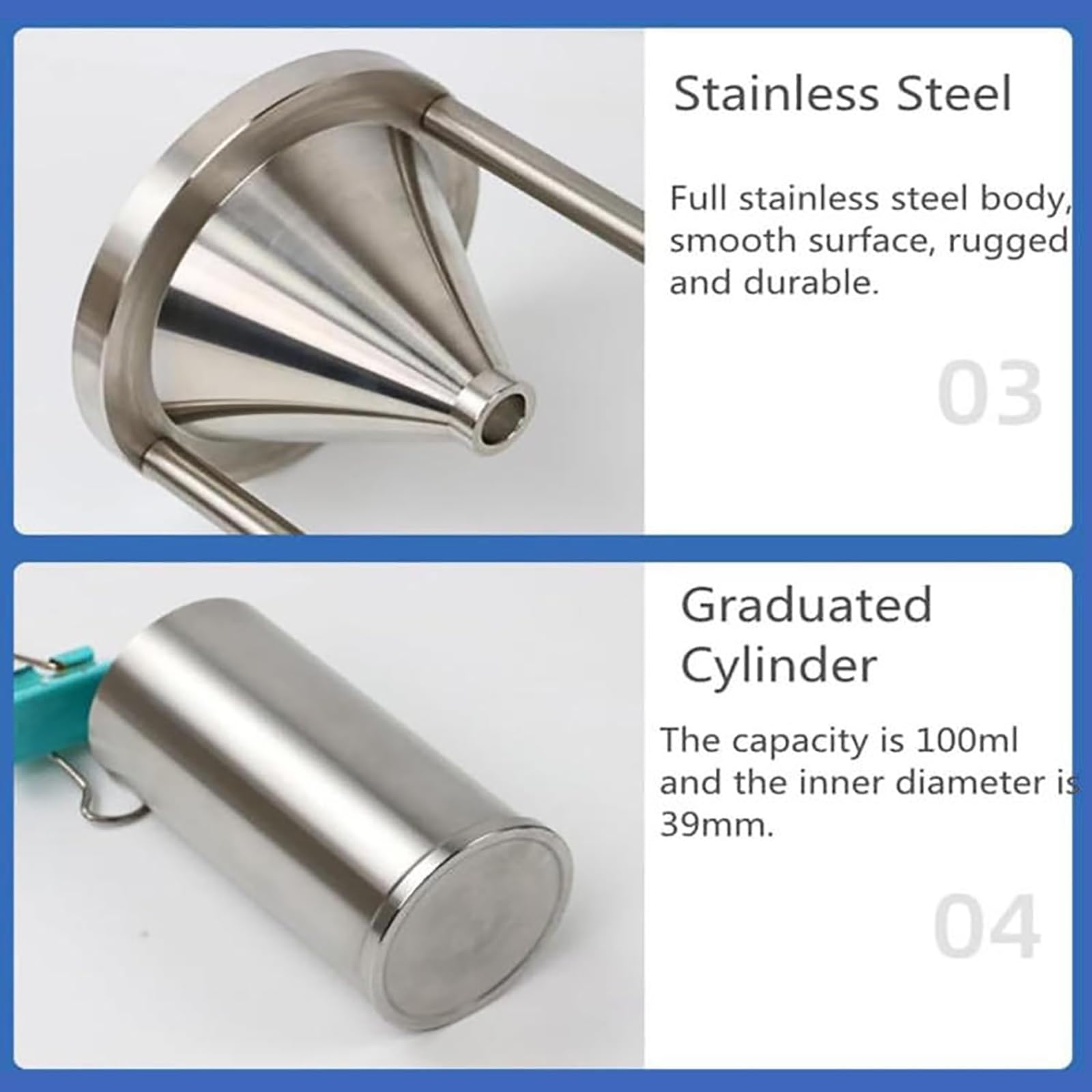 This Stainless Steel Bulk Density Tester for Metal Dust Particles, Accurate and Easy to Operate Laboratory Equipment