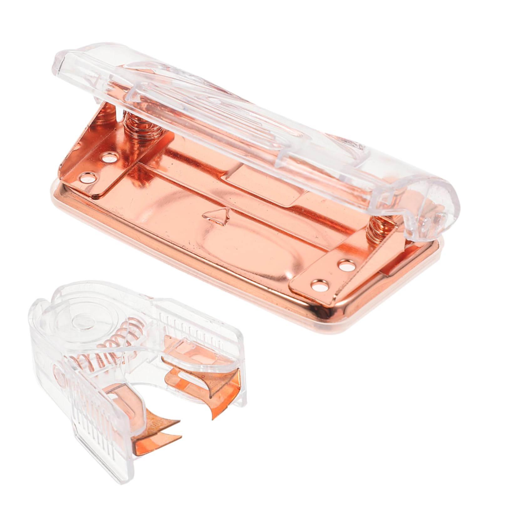 OSALADI 4 Set Hole Punch Nail Picker dispositivo di rimozione estrattore Cartoleria pugni pesante buco Ufficio cucitrice tirapunti per ufficio pugno da tavolo cucitrice semplice plastica