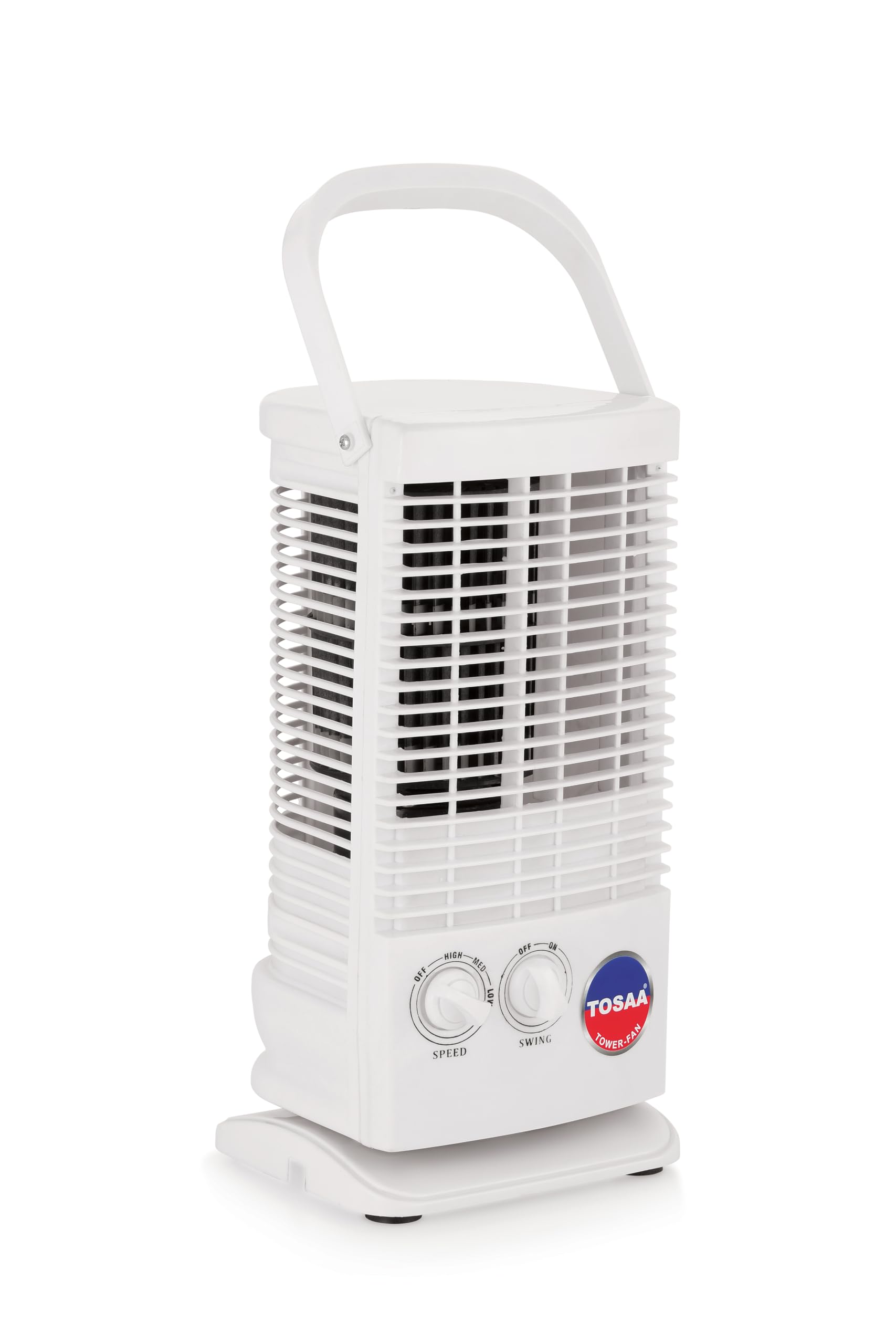 Tosaa Mini Cooling Tower Fan Carrycool -Multipurpose Portable Oscillating Fan-3 Speeds, Protable Desktop Fan