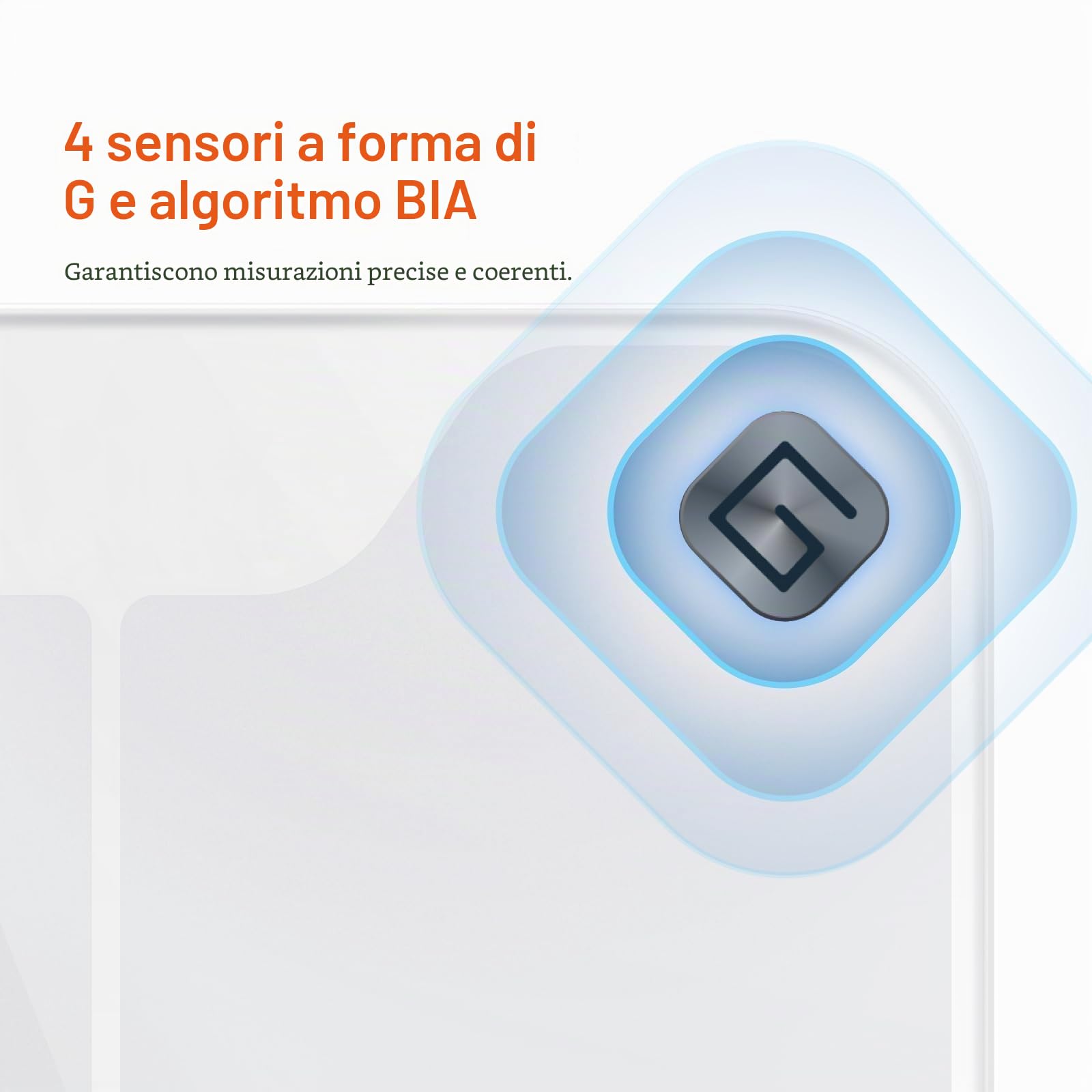iHealth Fit - Bilancia analitica corporea collegata, Bianco, 1 unità