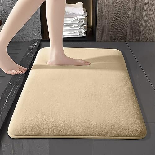 Miniatura 10 de SONORO KATE Alfombra de baño, antideslizante, suave, acogedora, gruesa, para baño, alfombras de felpa para bañeras, duchas de lluvia absorbentes de