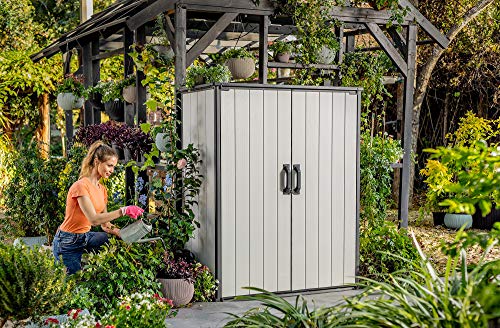 ️Ondis24 Keter Gartenschrank Premier, XXL Geräteschuppen, Geräteschrank